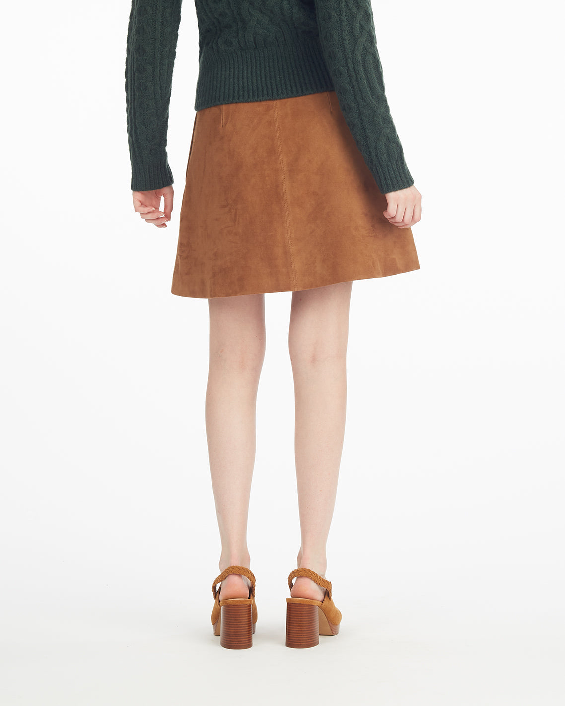 Suede Mini Skirt