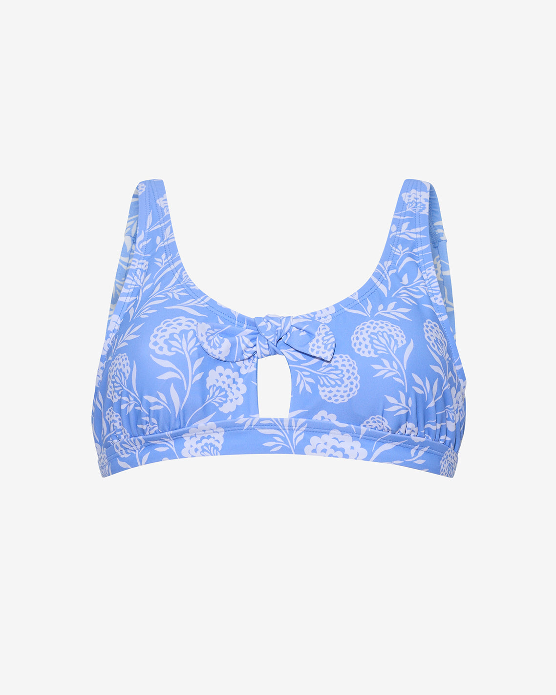 Abstract Dahlia Bikini Top