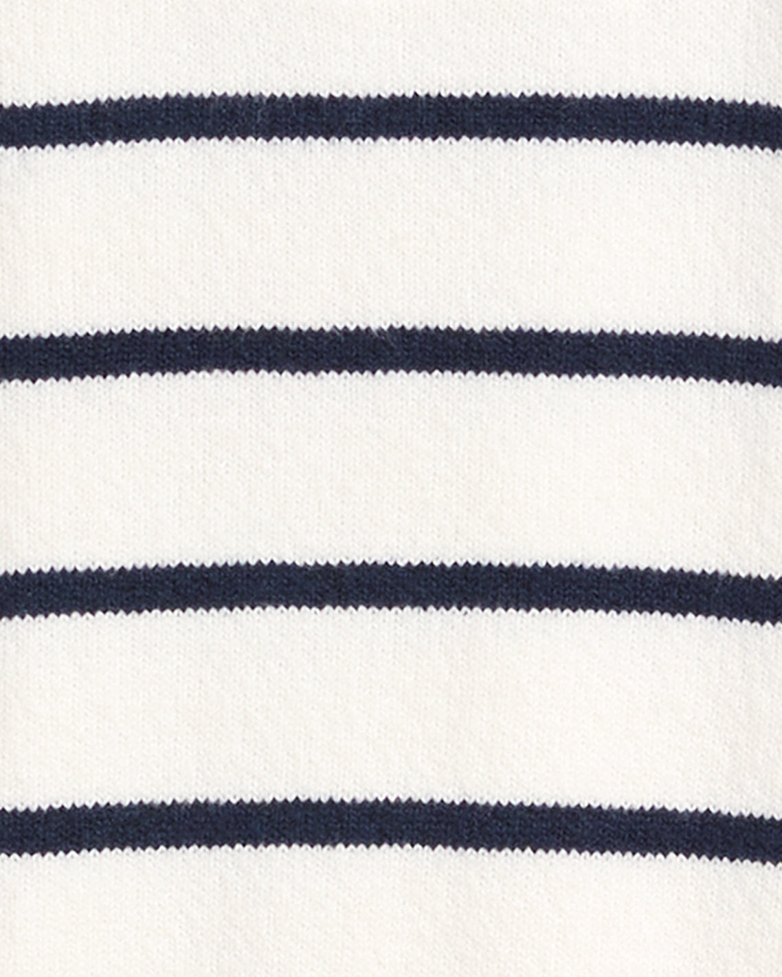 Striped Quarter Zip Sweater in Mariner Stripe