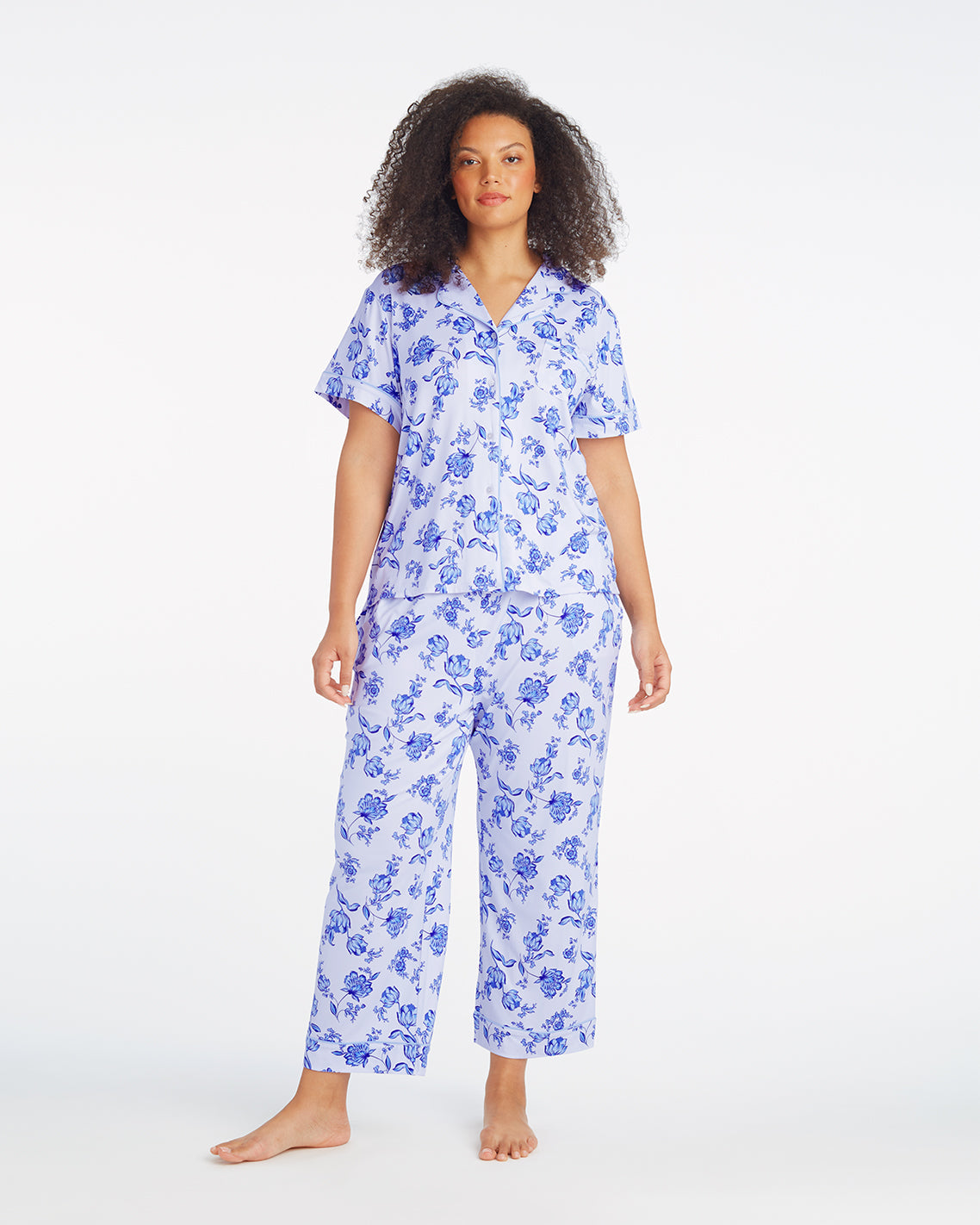 Linda Pajama Set in Magnolia Toile