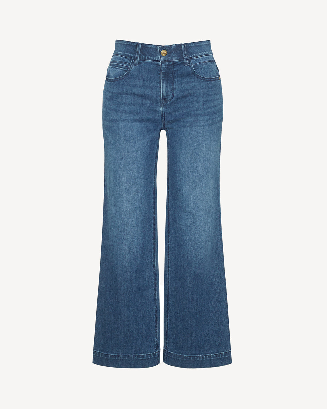 5-Pocket Wide Leg Crop