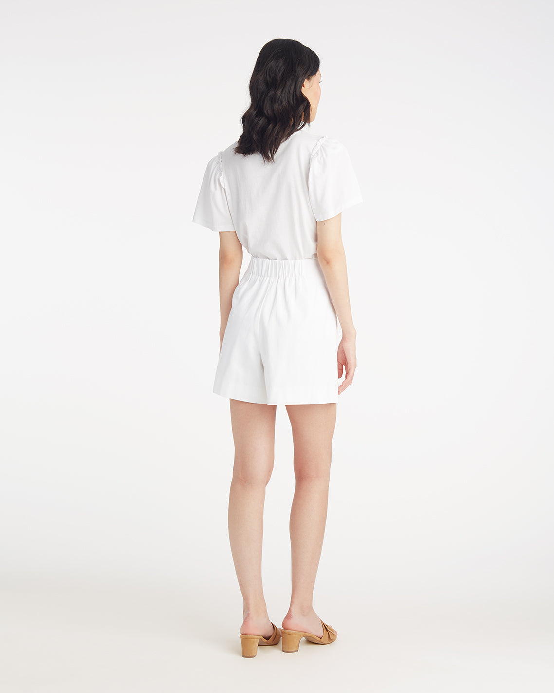 Tailored Shorts in Pique