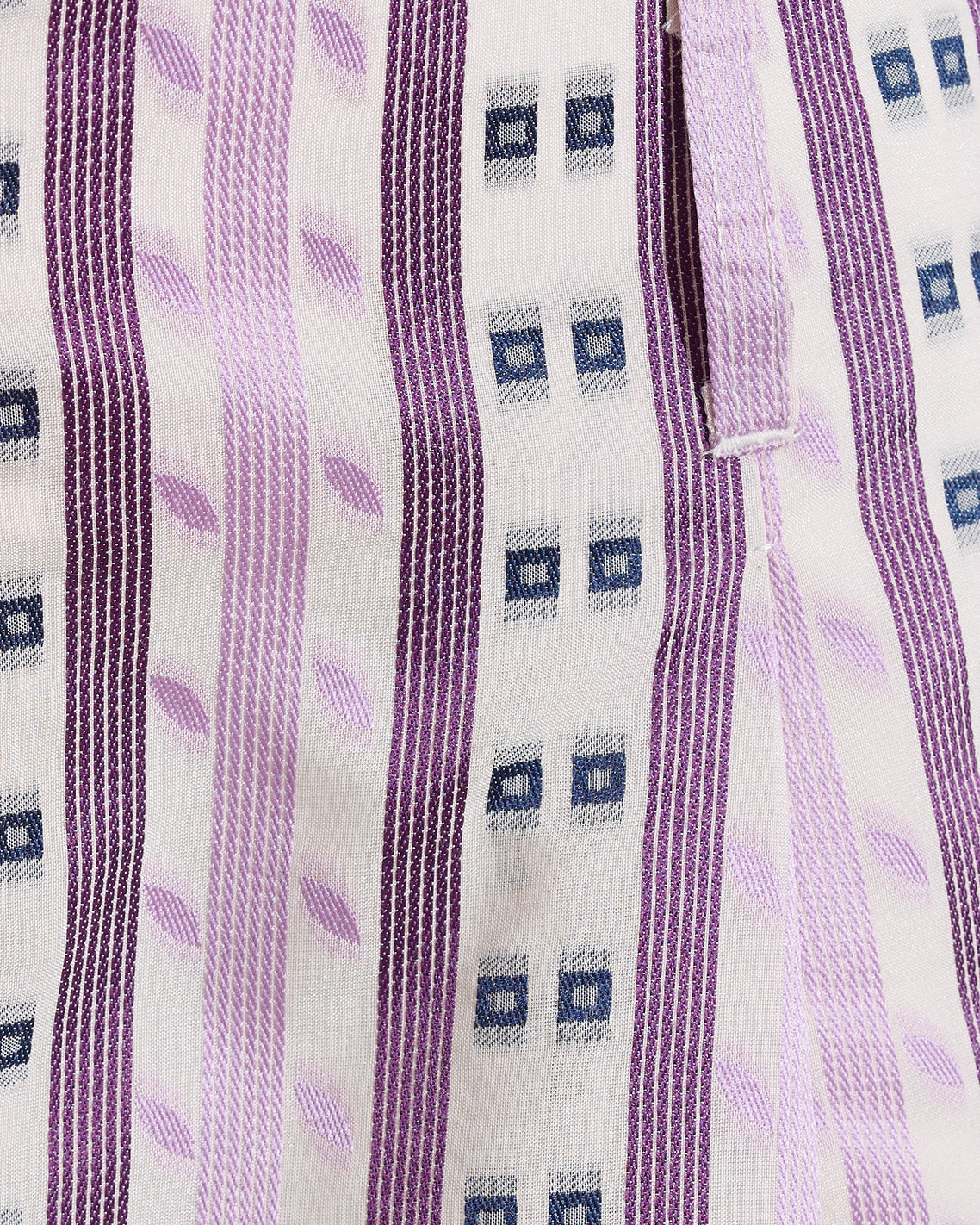 Tailored Shorts in Dotted Stripes Jacquard