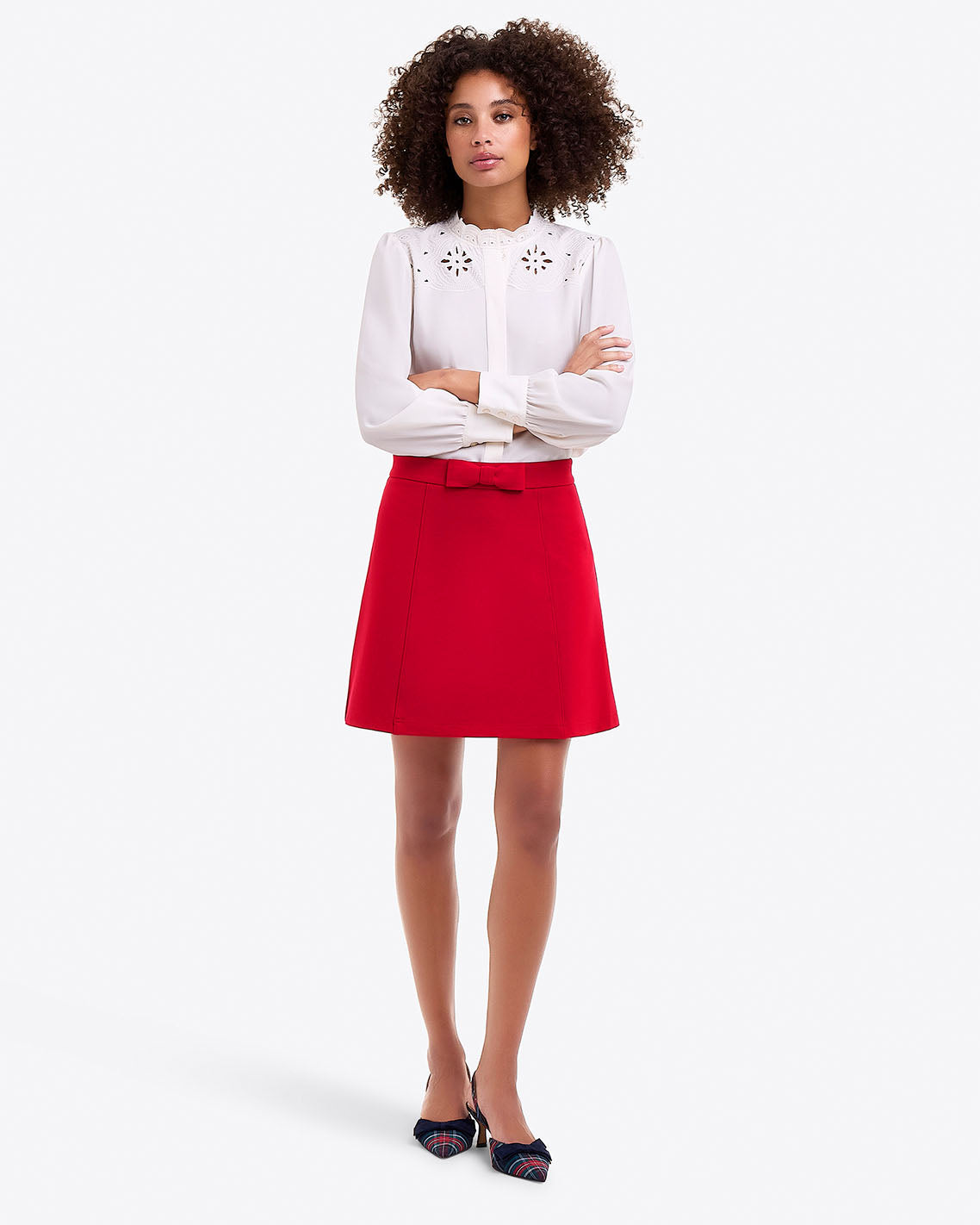 Mini Skirt in Ponte