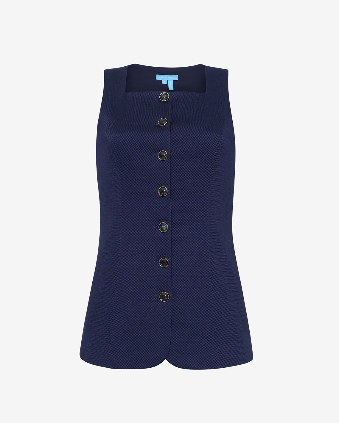 Tailored Top in Pique