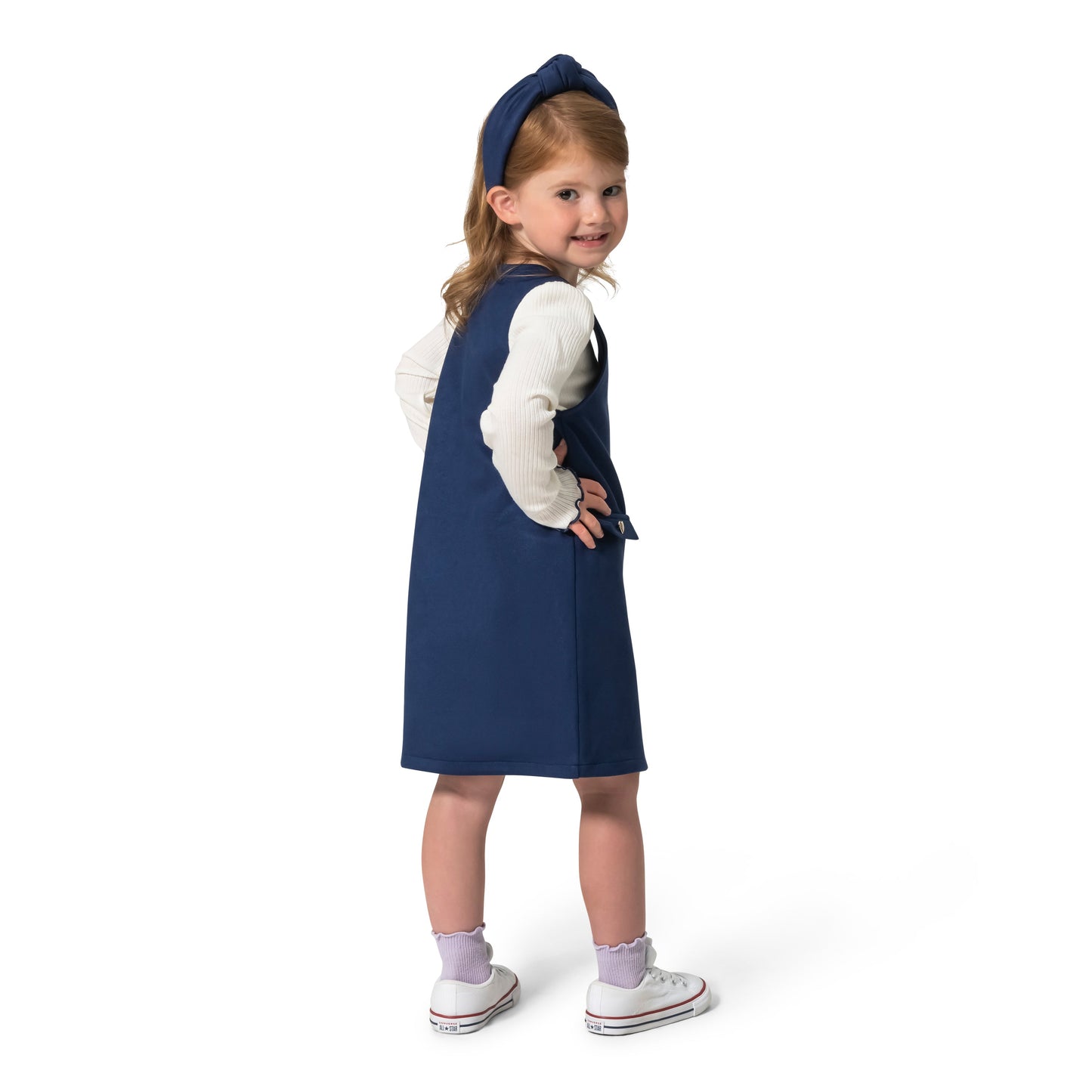 Girls' Top, Dress And Headband Set