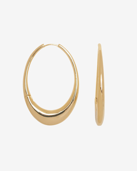 Oval Hinged Hoops