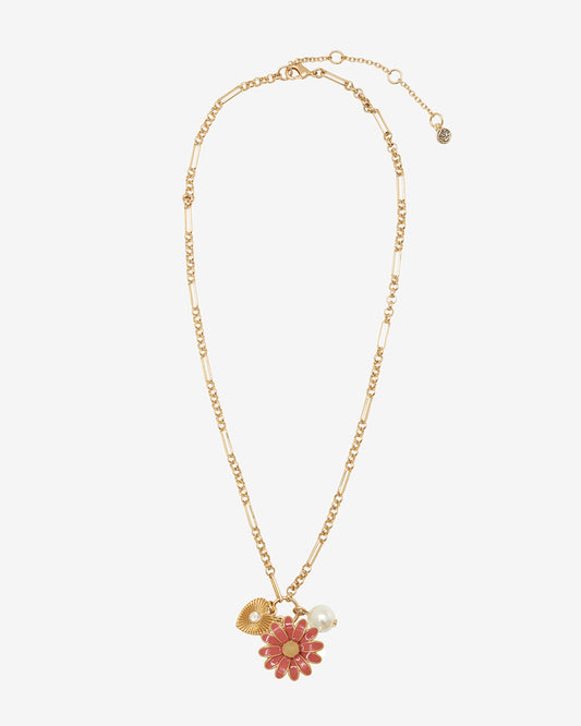 Flower Charm Necklace