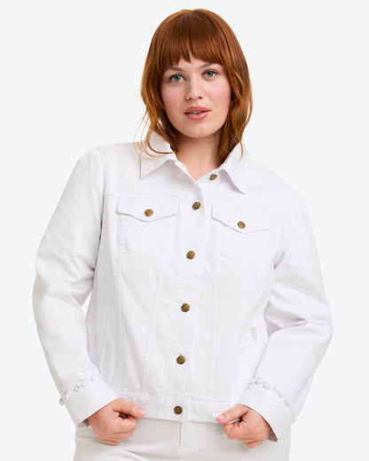 White Denim Jacket