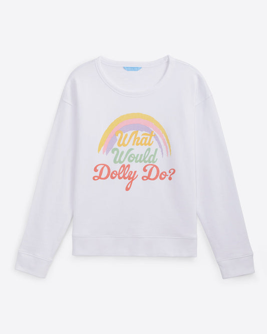 What Would Dolly Do Rainbow Sweatshirt