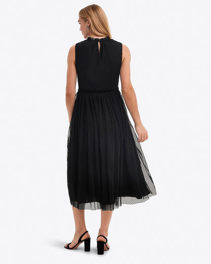 Sleeveless Dress in Tulle