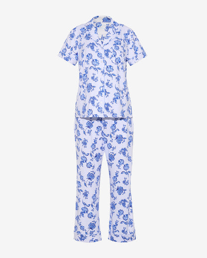 Linda Pajama Set in Magnolia Toile