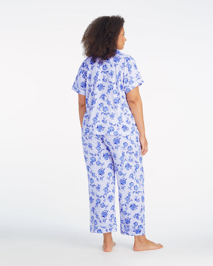 Linda Pajama Set in Magnolia Toile
