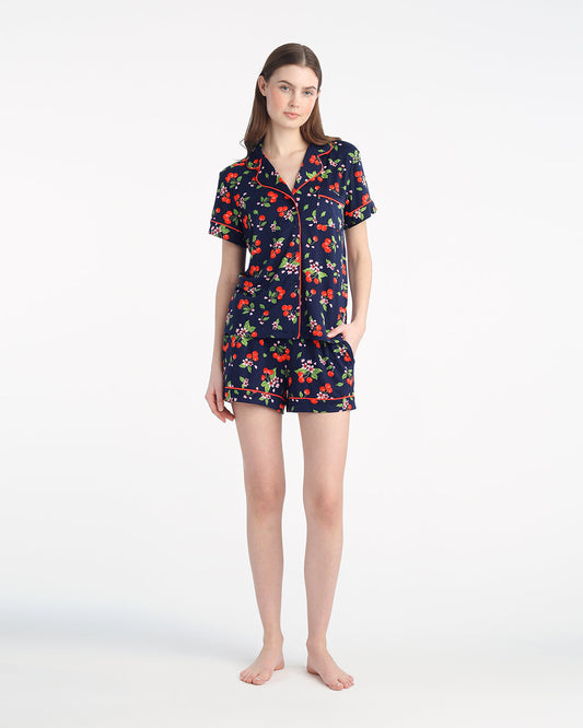Sara Pajama Set in Cherry Blossom