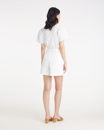 Tailored Shorts in Pique